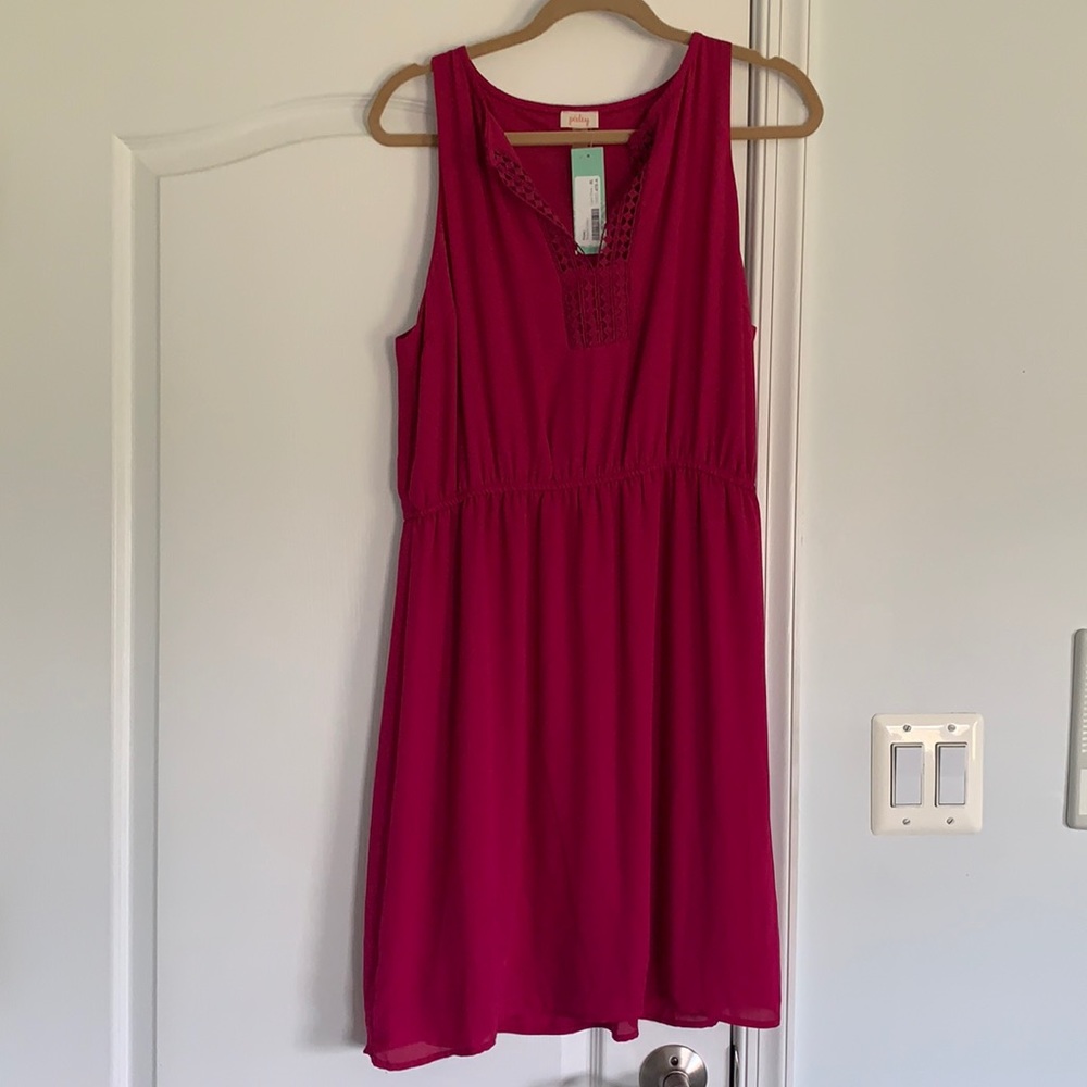 Raspberry sun dress